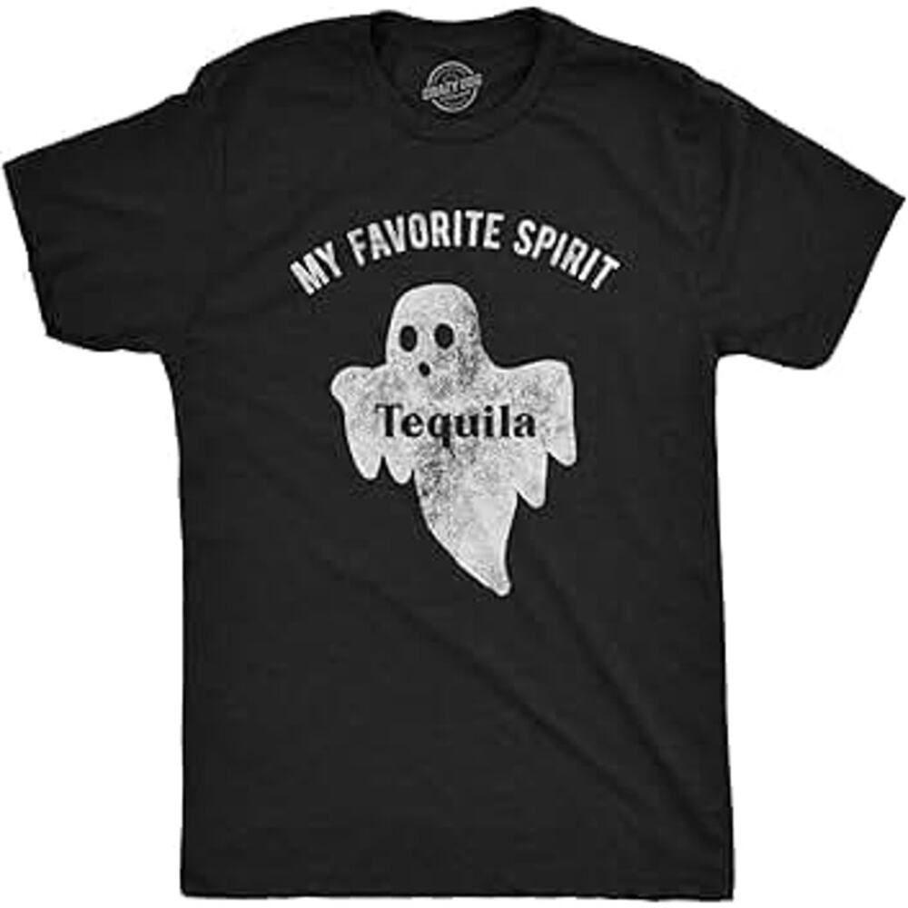 Crazy Dog Black Tequila Ghost Short Sleeve T-Shirt Women's Size Medium